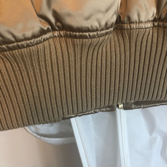 Escada Sport Gold Bomber Jacket